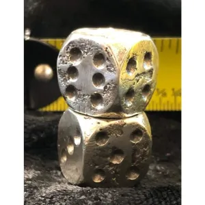 1 OZT MK BarZ "Lucky Dice Set" .999 Fine Silver