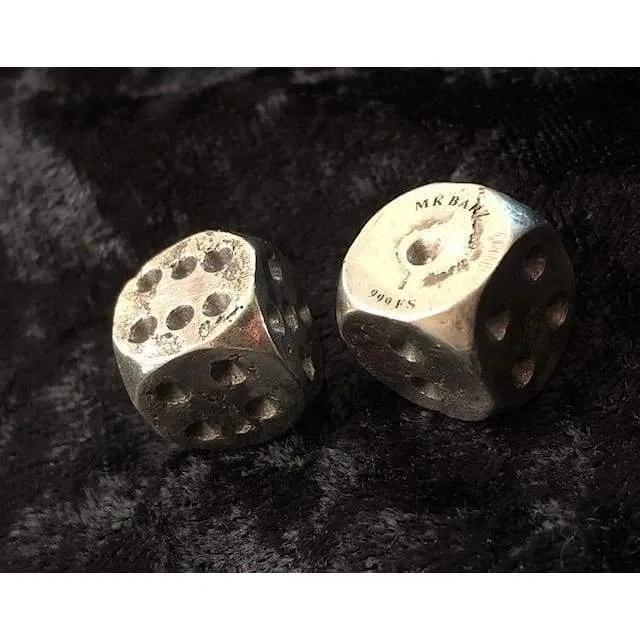 1 OZT MK BarZ "Lucky Dice Set" .999 Fine Silver
