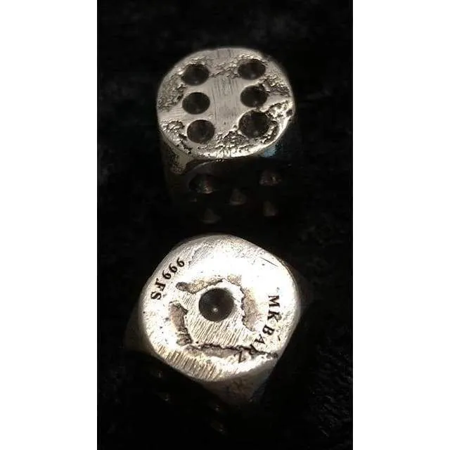 1 OZT MK BarZ "Lucky Dice Set" .999 Fine Silver