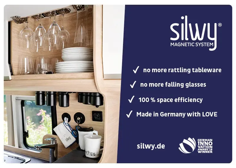 2 x Magnetic Plastic Glass Shot By Silwy