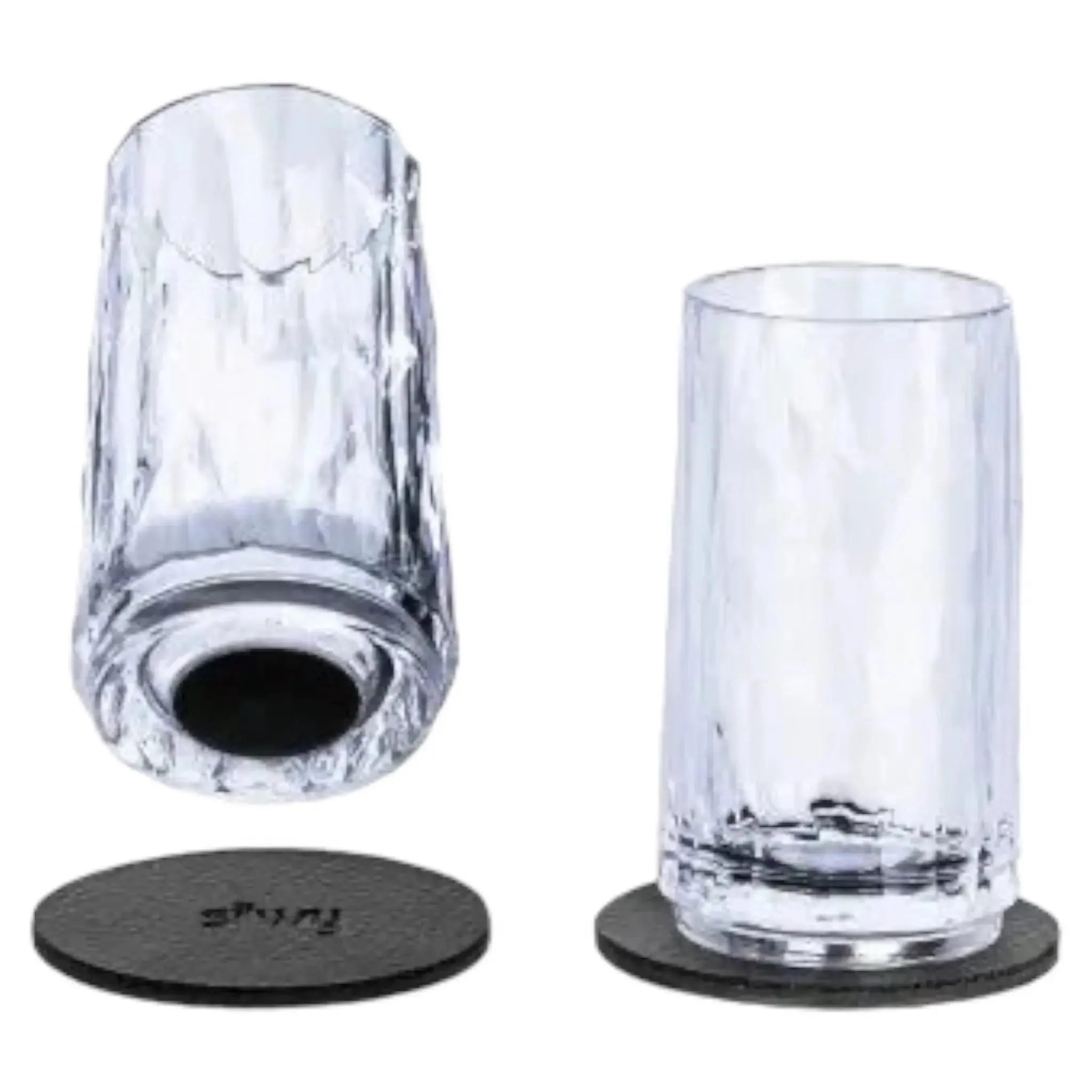 2 x Magnetic Plastic Glass Shot By Silwy