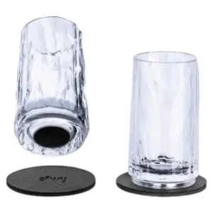 2 x Magnetic Plastic Glass Shot By Silwy