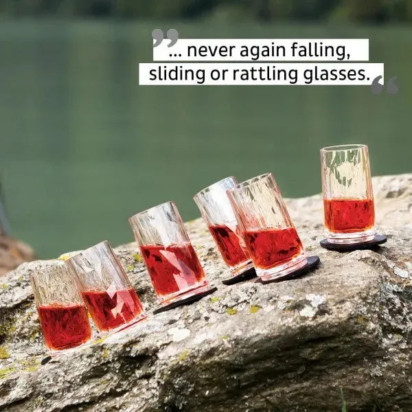 2 x Magnetic Plastic Glass Shot By Silwy