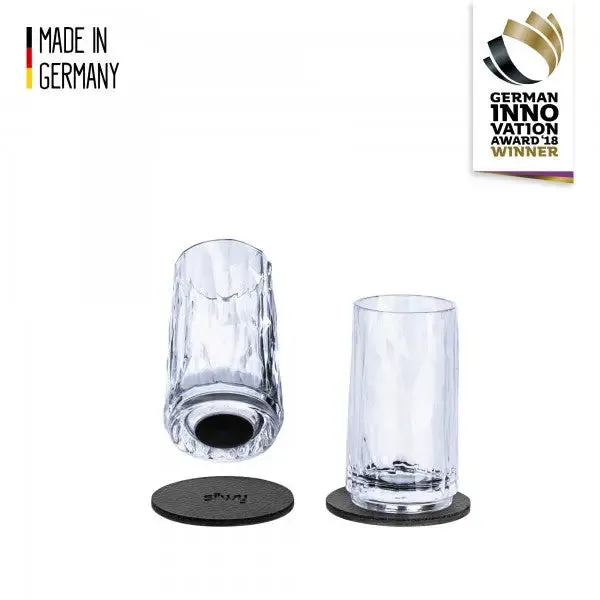 2 x Magnetic Plastic Glass Shot By Silwy