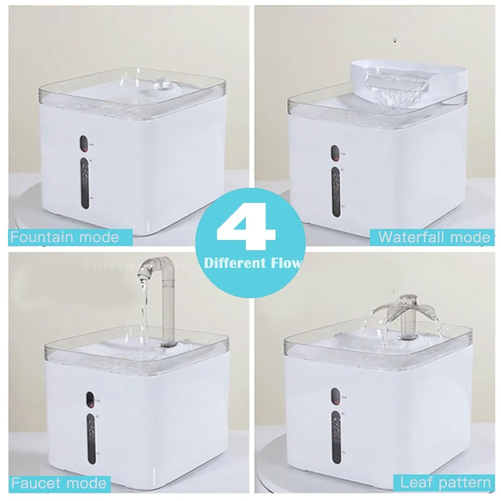 3l Automatic Pet Drinking Water Filter Fountain