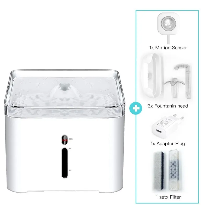 3l Automatic Pet Drinking Water Filter Fountain