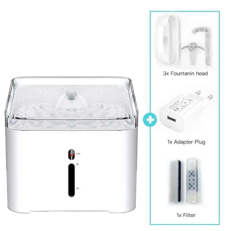 3l Automatic Pet Drinking Water Filter Fountain