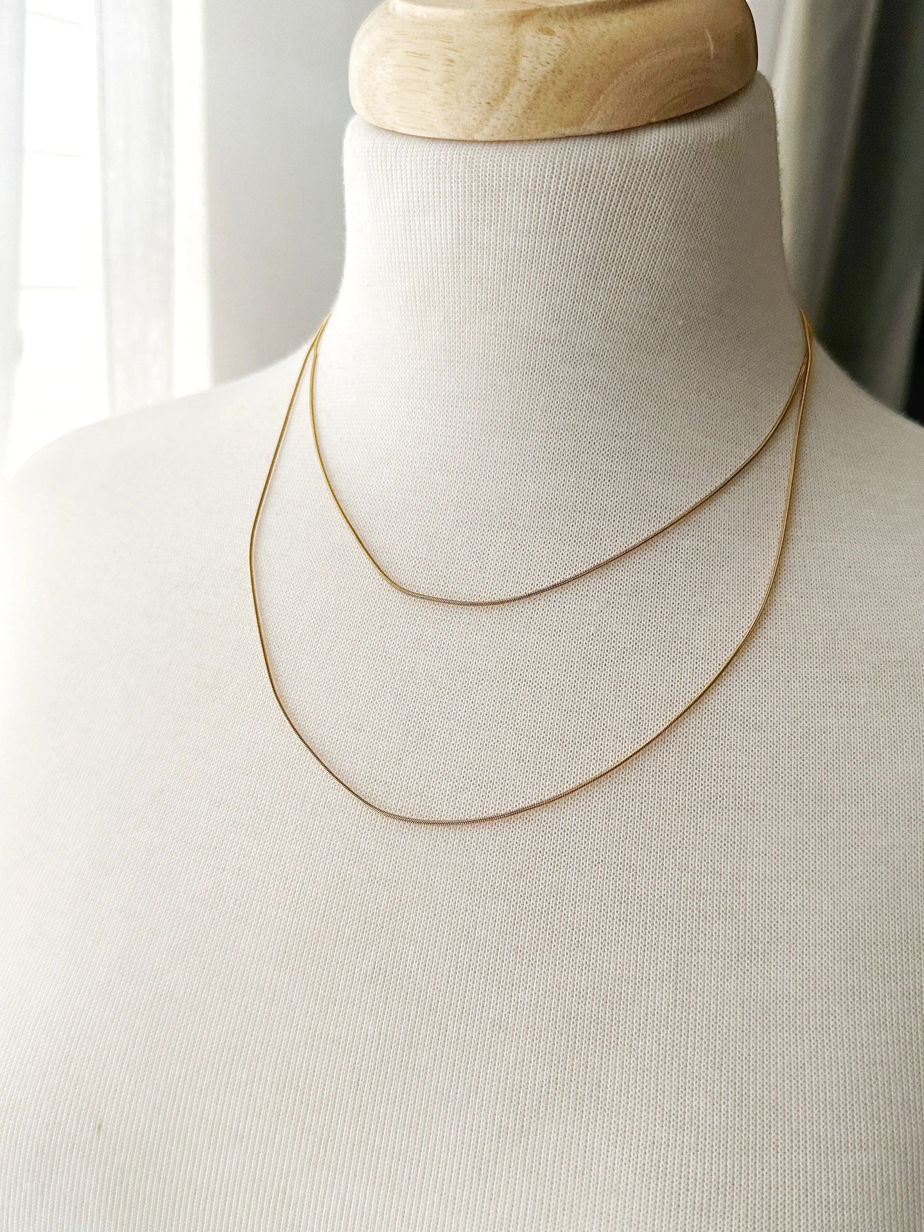 8342JN - Gabby Two Gold Filled Necklace