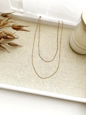 8342JN - Gabby Two Gold Filled Necklace