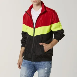 Amplify Young Men's Windbreaker Jacket - Colorblock