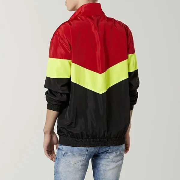Amplify Young Men's Windbreaker Jacket - Colorblock