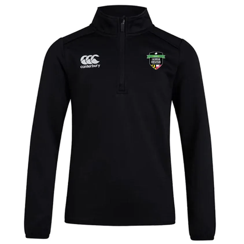 Baltimore Chesapeake RFC Club 1/4 Zip Mid Layer Training Top by Canterbury