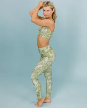 Basic High Rise Legging - Leaf