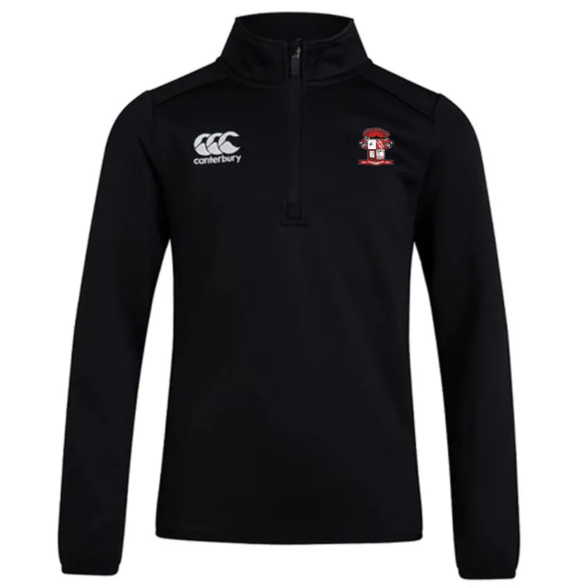 Battleship Women's Rugby Club 1/4 Zip Mid Layer Training Top by Canterbury