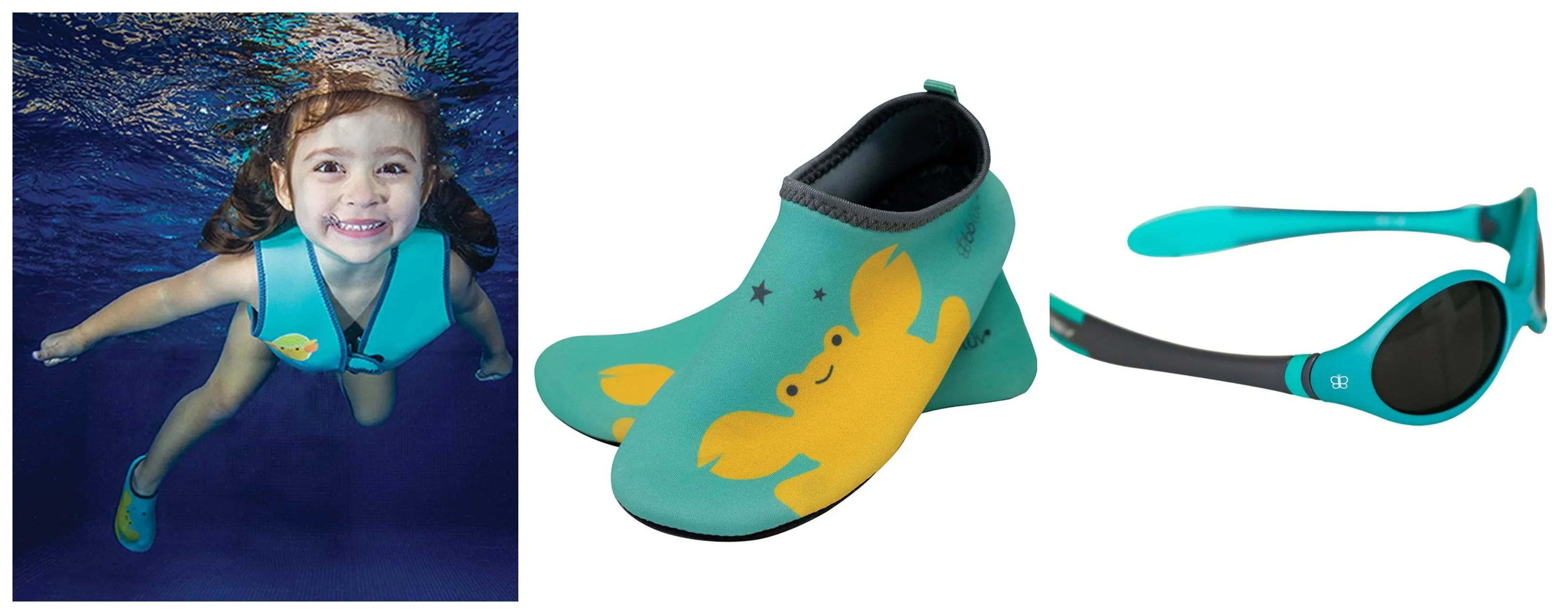 bbluv - Beach & Water Ready package (Swim West   Water Shoes   Sunglasses)