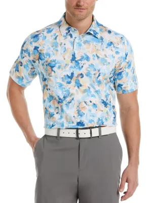 Big & Tall X-Ray Floral Print Golf Polo