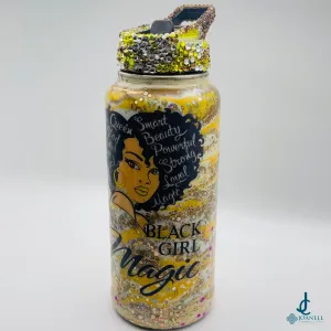 Black Girl Magic Water Bottle