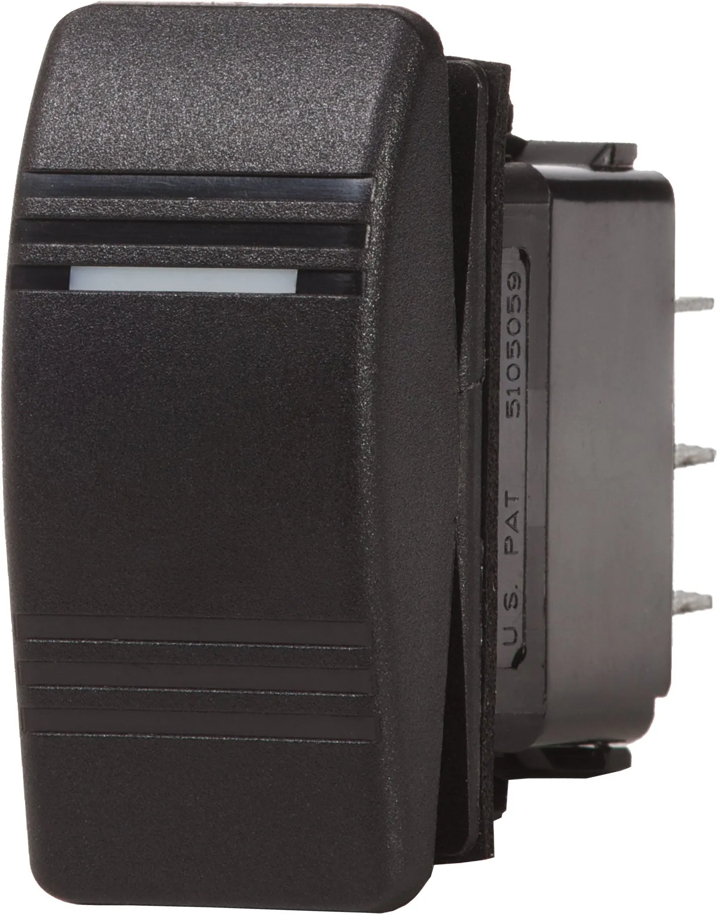 Blue Sea Contura Switch SPST Black - OFF-ON 8282