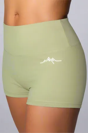 Booty Scrunch Shorts - Green