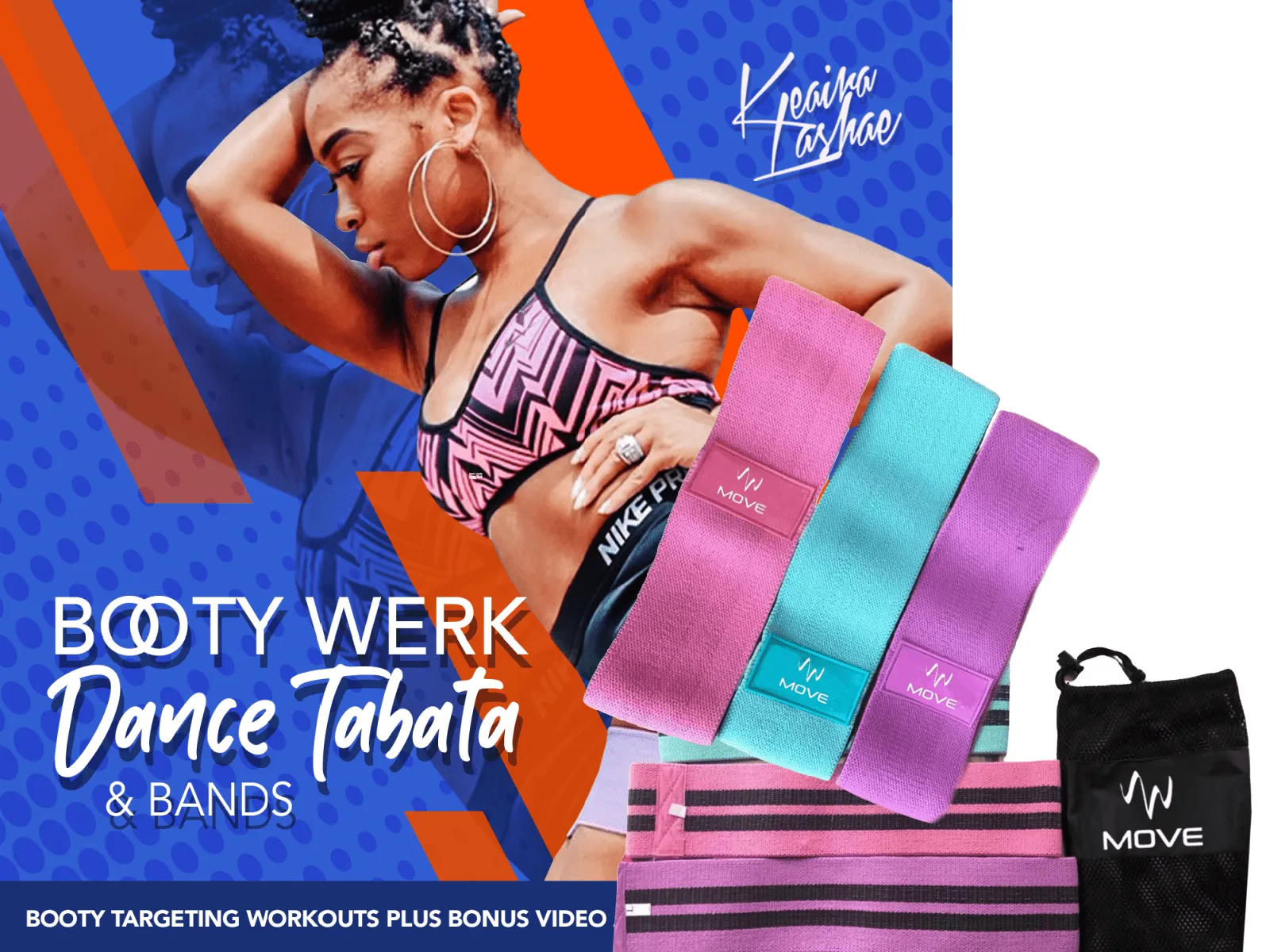 Booty Werk DVD Includes Booty Bands (Pastel Colors)
