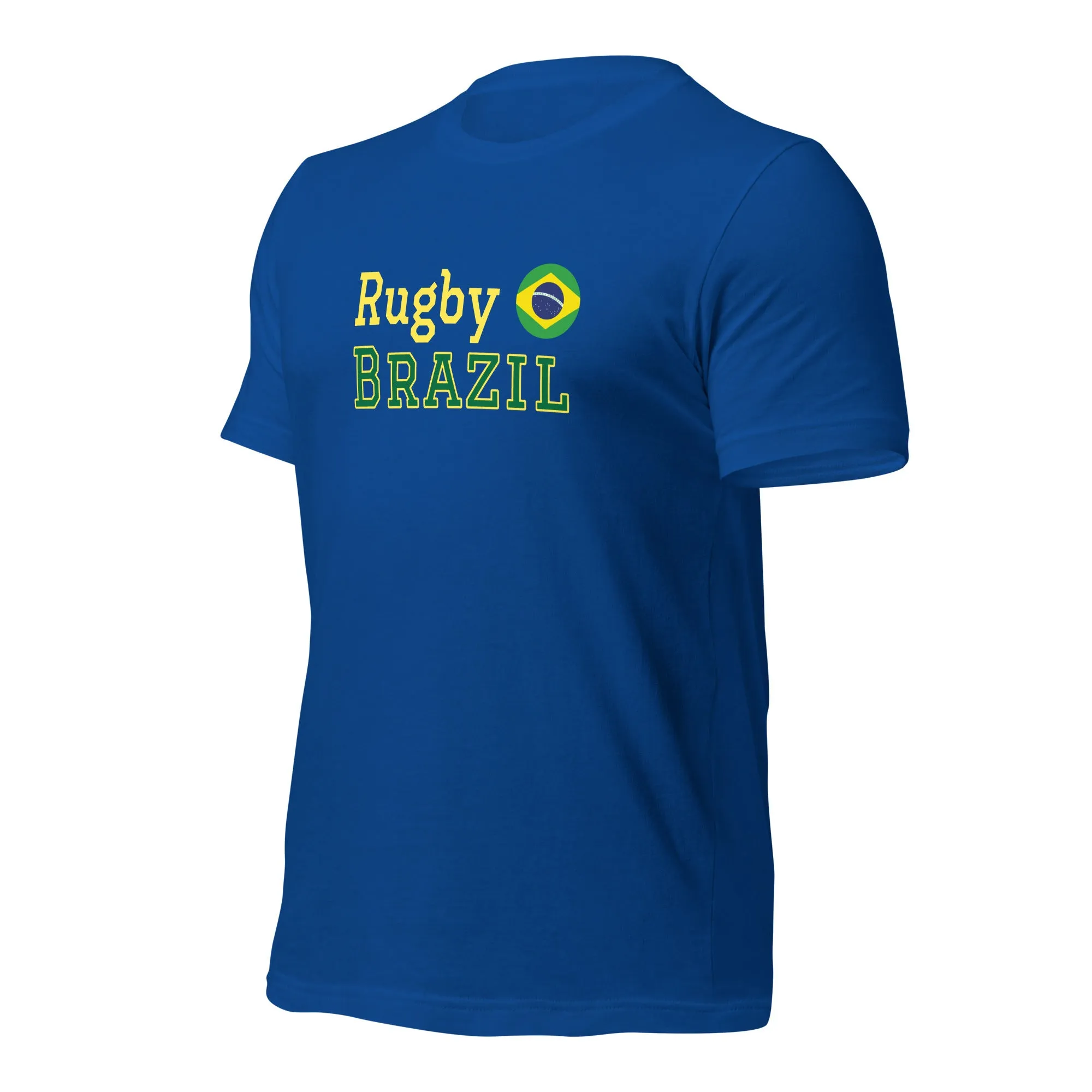 Brazil Rugby Blue Cotton T-shirt