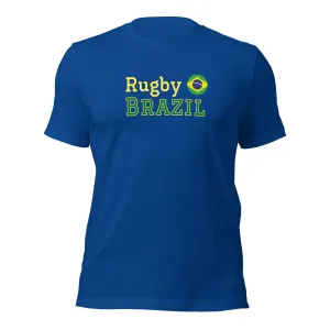 Brazil Rugby Blue Cotton T-shirt