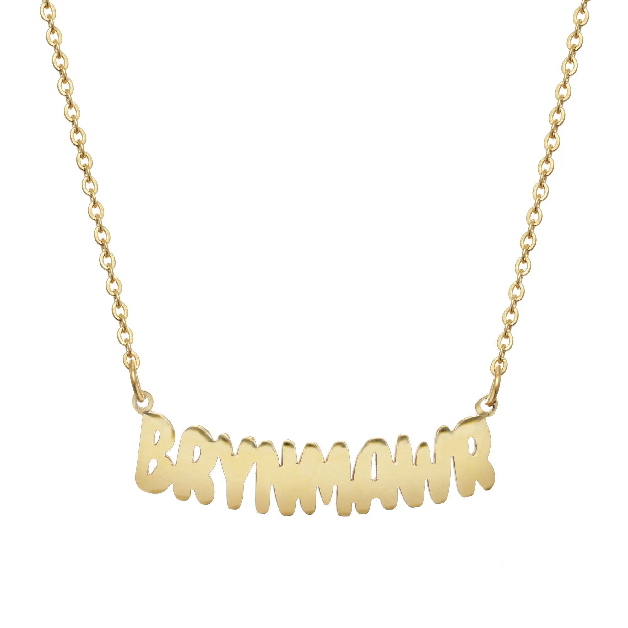 Bryn Mawr Camp Gold Necklace