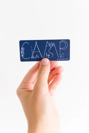 Camp Sticker