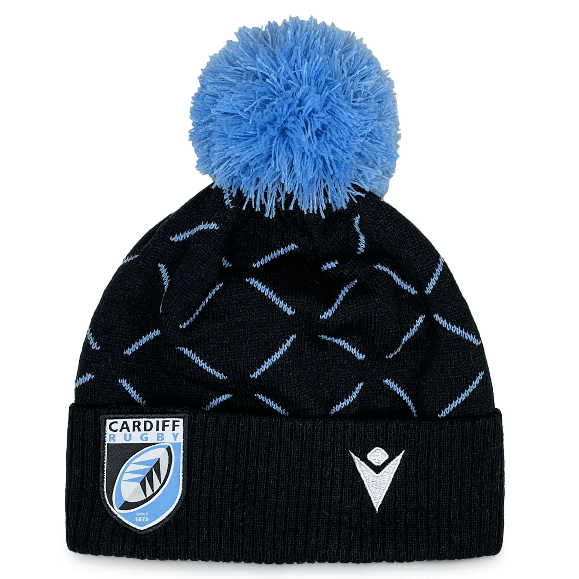 Cardiff Blues Pom Pom Beanie 23/24 by Macron