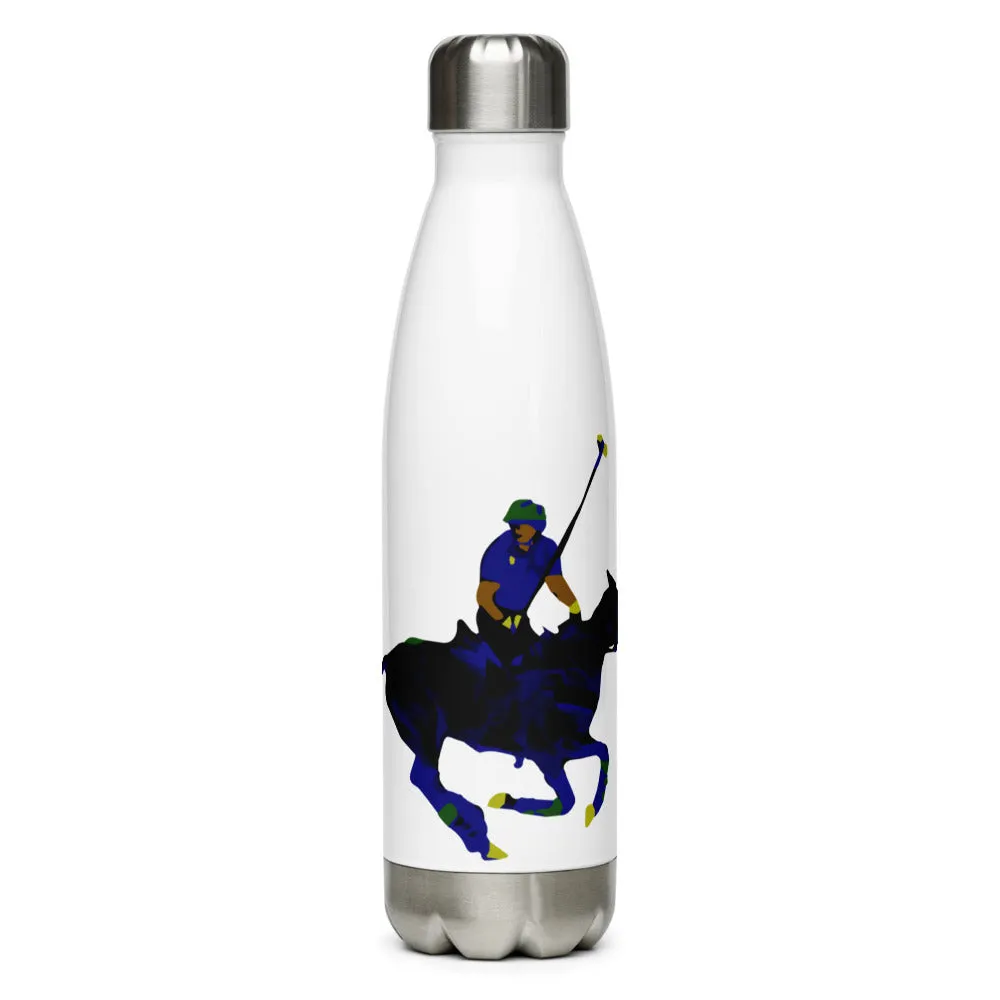 Carib Pony Polo Stainless Steel Water Bottle
