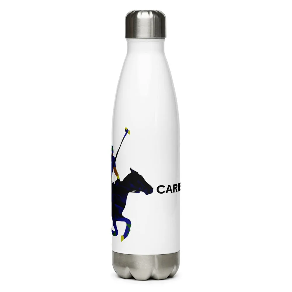 Carib Pony Polo Stainless Steel Water Bottle