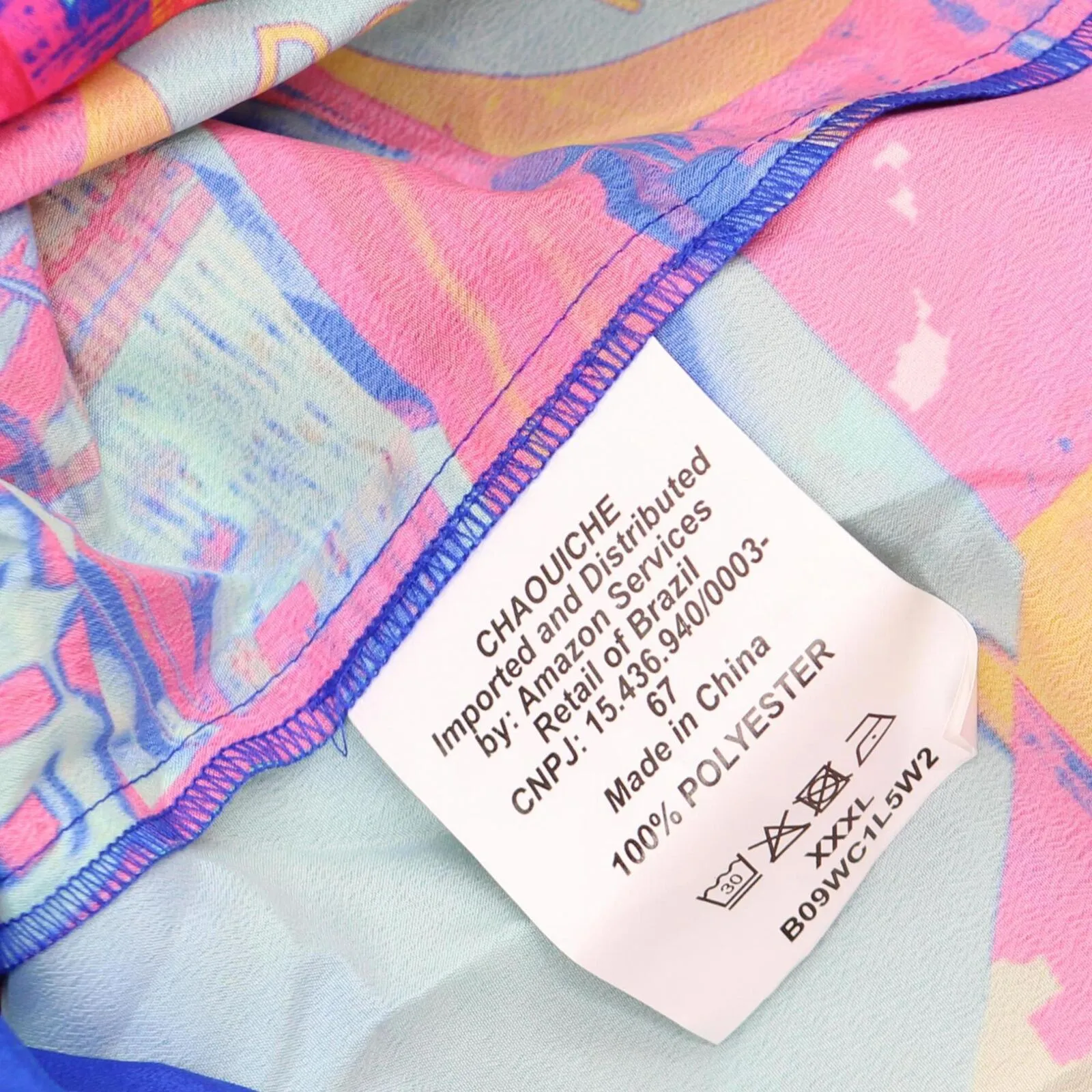 Chaoviche Womens Button Up Lightweight Camp Shirt Multicolor 3XL