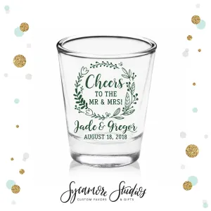 Cheers to The Mr and Mrs - Shot Glass #36C