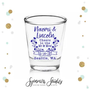 Cheers to The Mr and Mrs - Shot Glass #37C