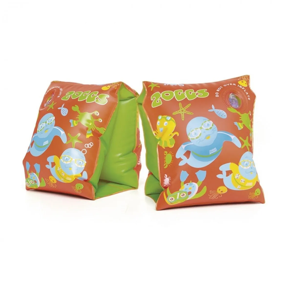 Childrens Swimbands - 1-6 Years - Orange/Green