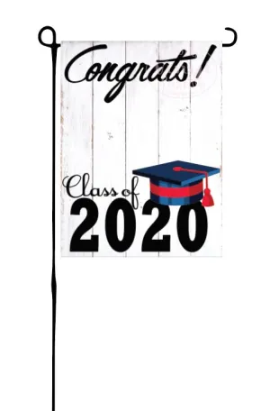 Class of 2020 - Navy & Red - Garden Flag