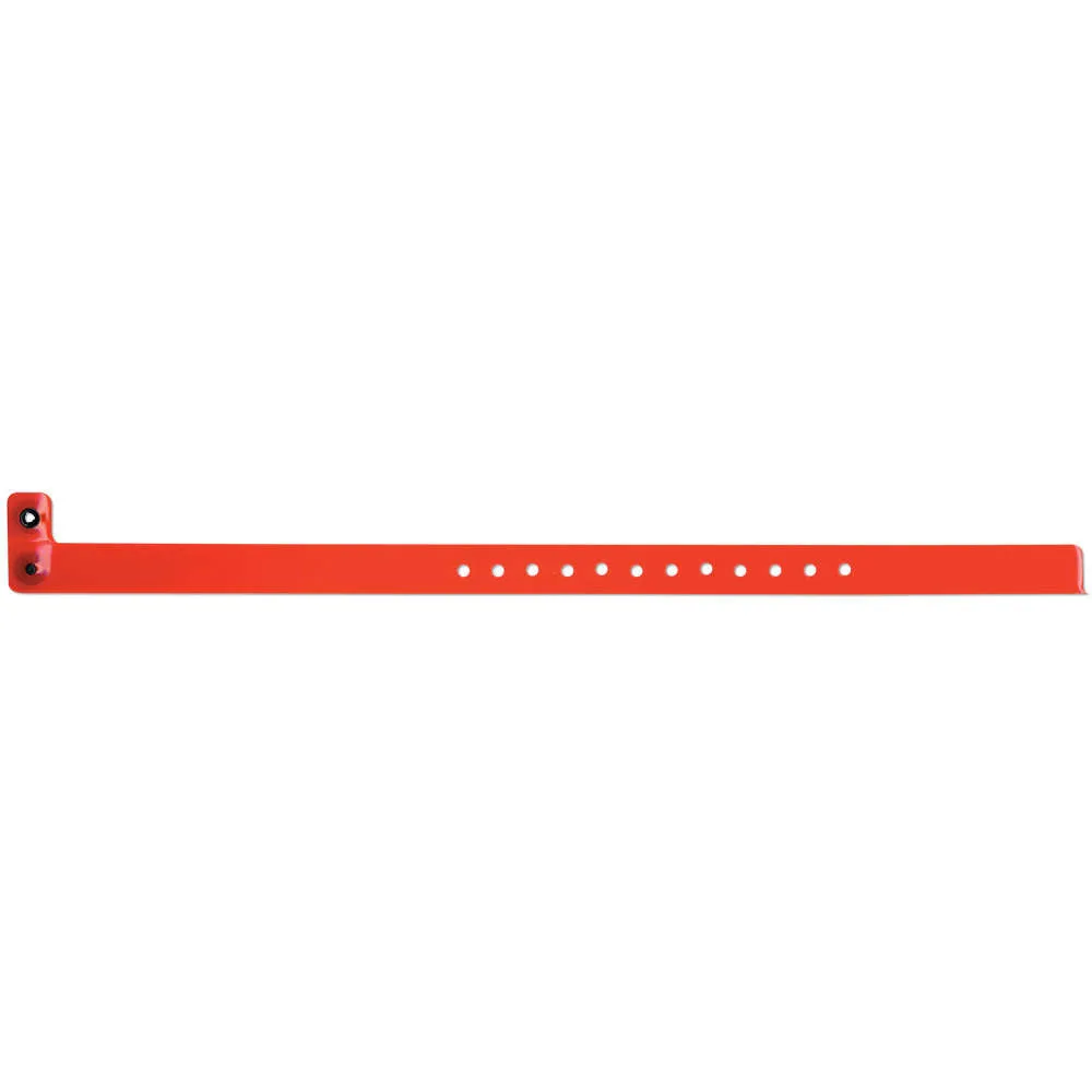 ClearImage® Vinyl Wristbands 1/2" Snap Closure 130P (500/Box)