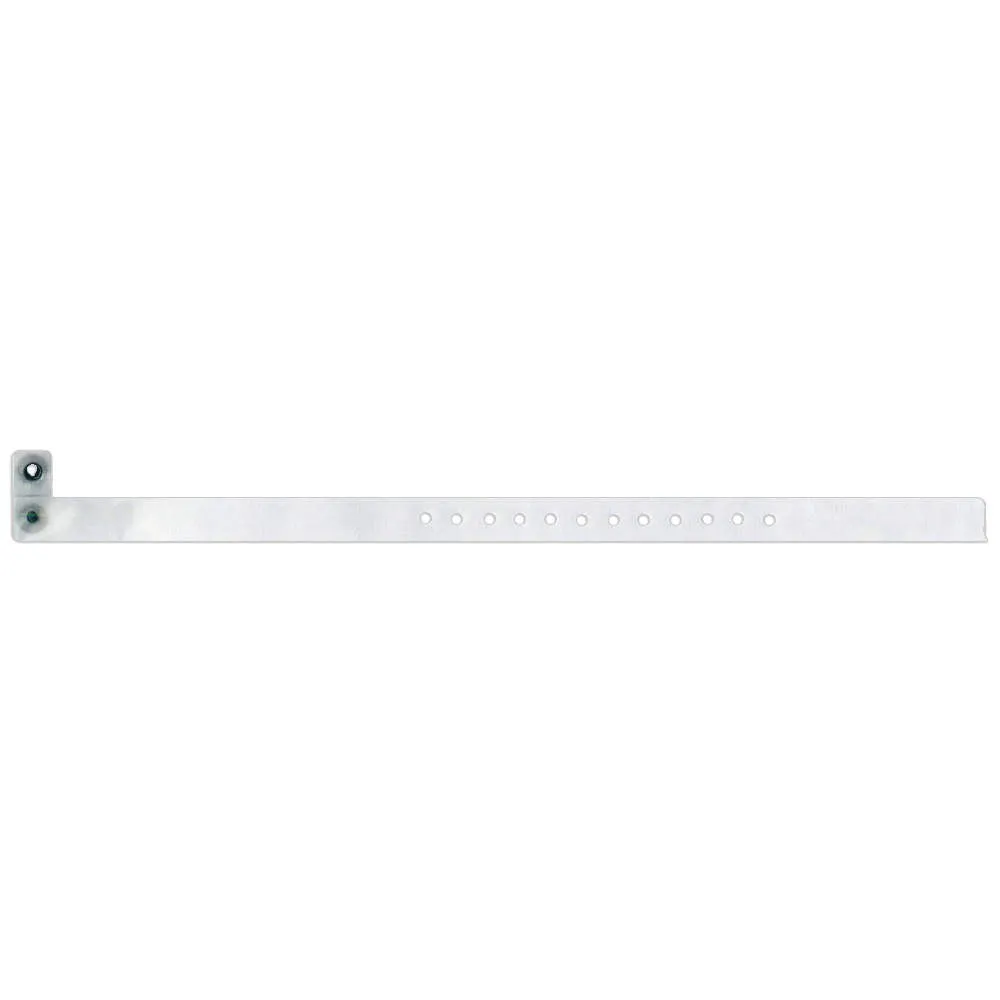 ClearImage® Vinyl Wristbands 1/2" Snap Closure 130P (500/Box)