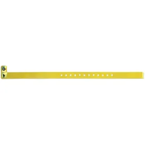 ClearImage® Vinyl Wristbands 1/2" Snap Closure 130P (500/Box)