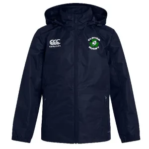 Clover Blue Eagles Rugby Club Vaposhield Full Zip Rain Jacket by Canterbury