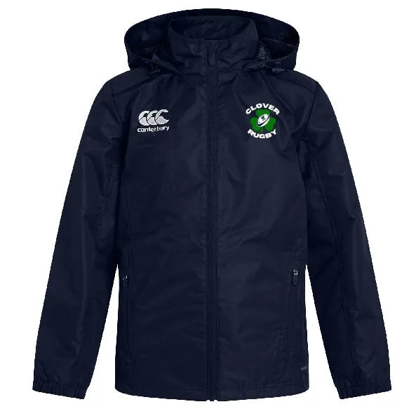 Clover Blue Eagles Rugby Club Vaposhield Full Zip Rain Jacket by Canterbury