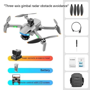 Color: Gray Suit 2, format: One Electric Version - Folding UAV Three-axis Stable