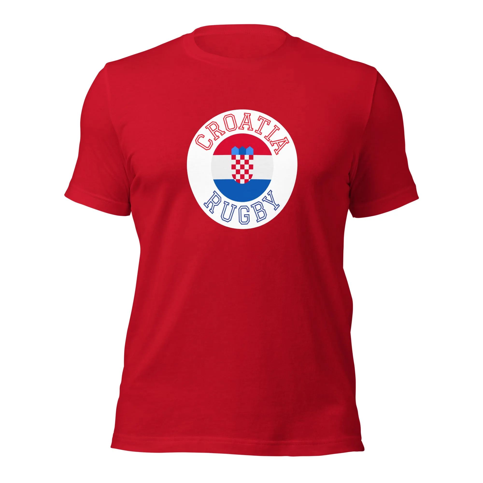 Croatia Rugby Cotton T-Shirt