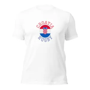 Croatia Rugby Cotton T-Shirt