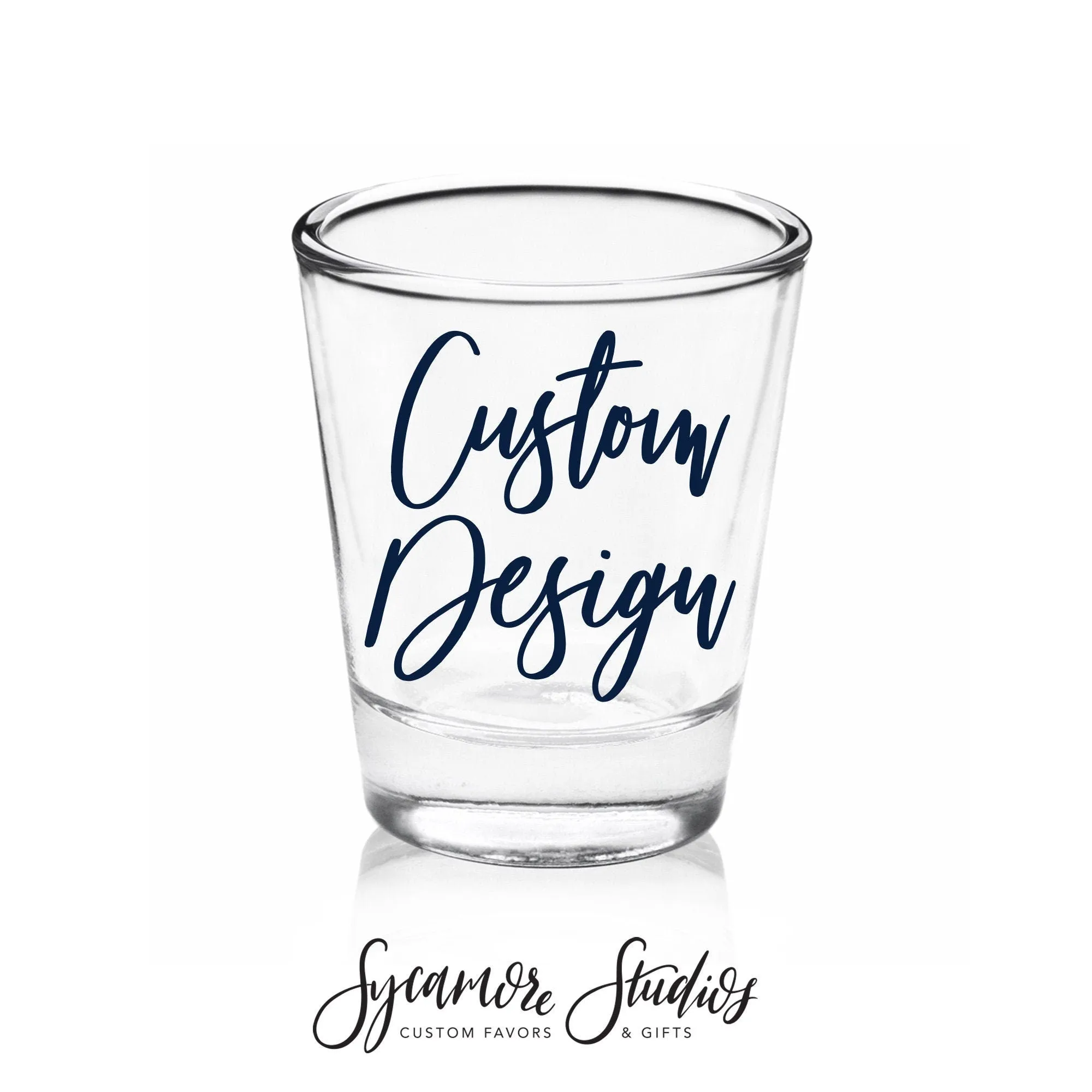 Custom Clear 1.75oz Shot Glass - Your Custom Design