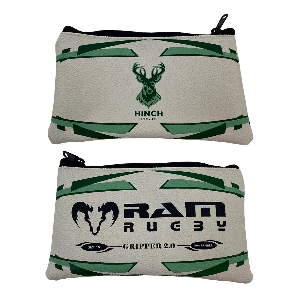 Custom Rugby Ball Pencil Case - 8 week delivery