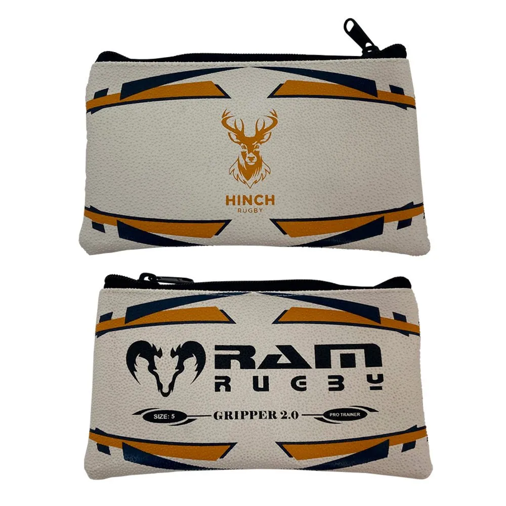 Custom Rugby Ball Pencil Case - 8 week delivery
