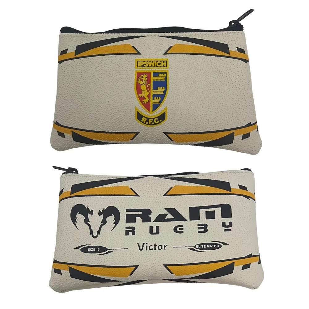Custom Rugby Ball Pencil Case - 8 week delivery