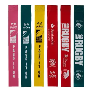 Custom Tag Rugby Belt Set - PVC - 8 week delivery