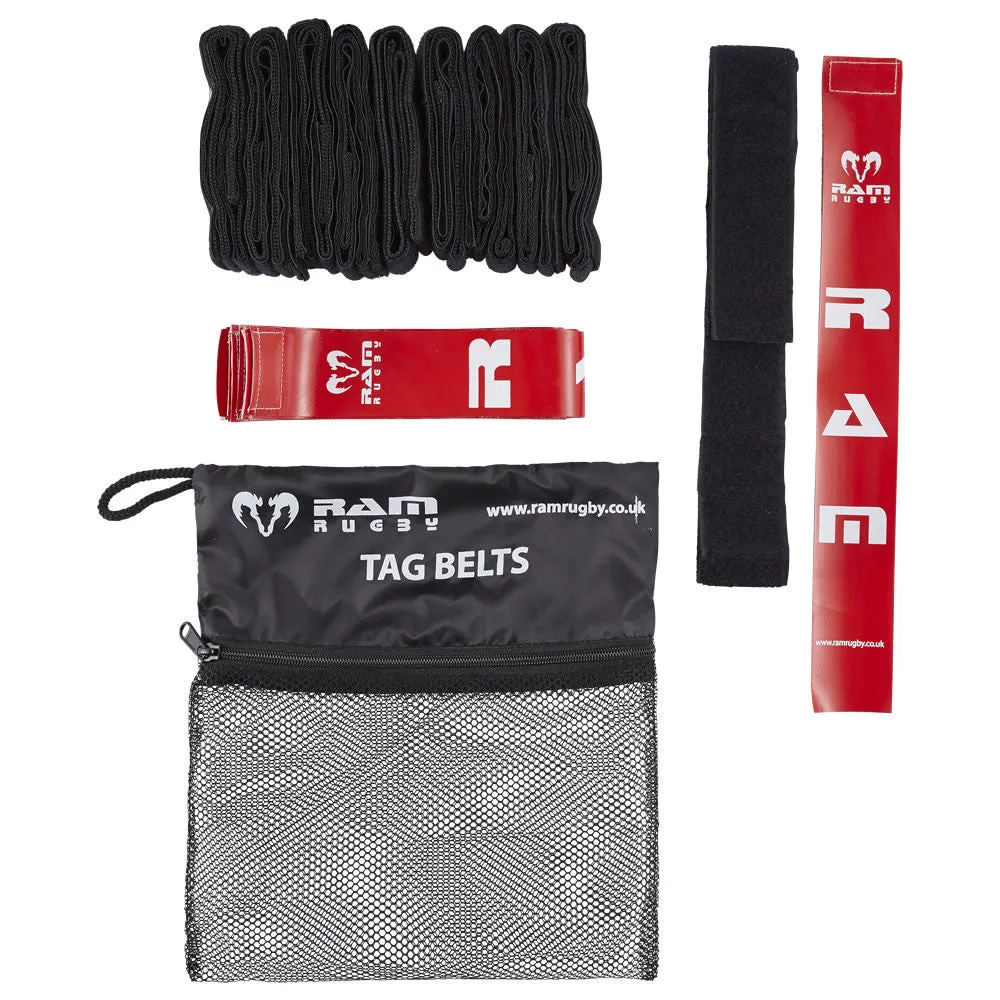 Custom Tag Rugby Belt Set - PVC - 8 week delivery
